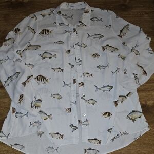 Button down fish shirt